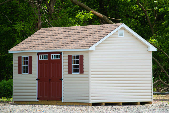 how to lay a foundation for a shed