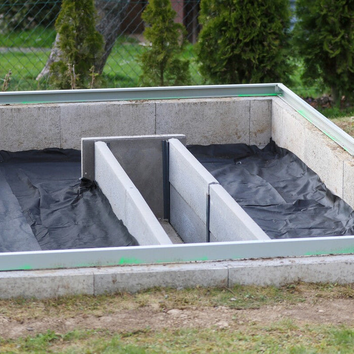 how to build a foundation for a greenhouse