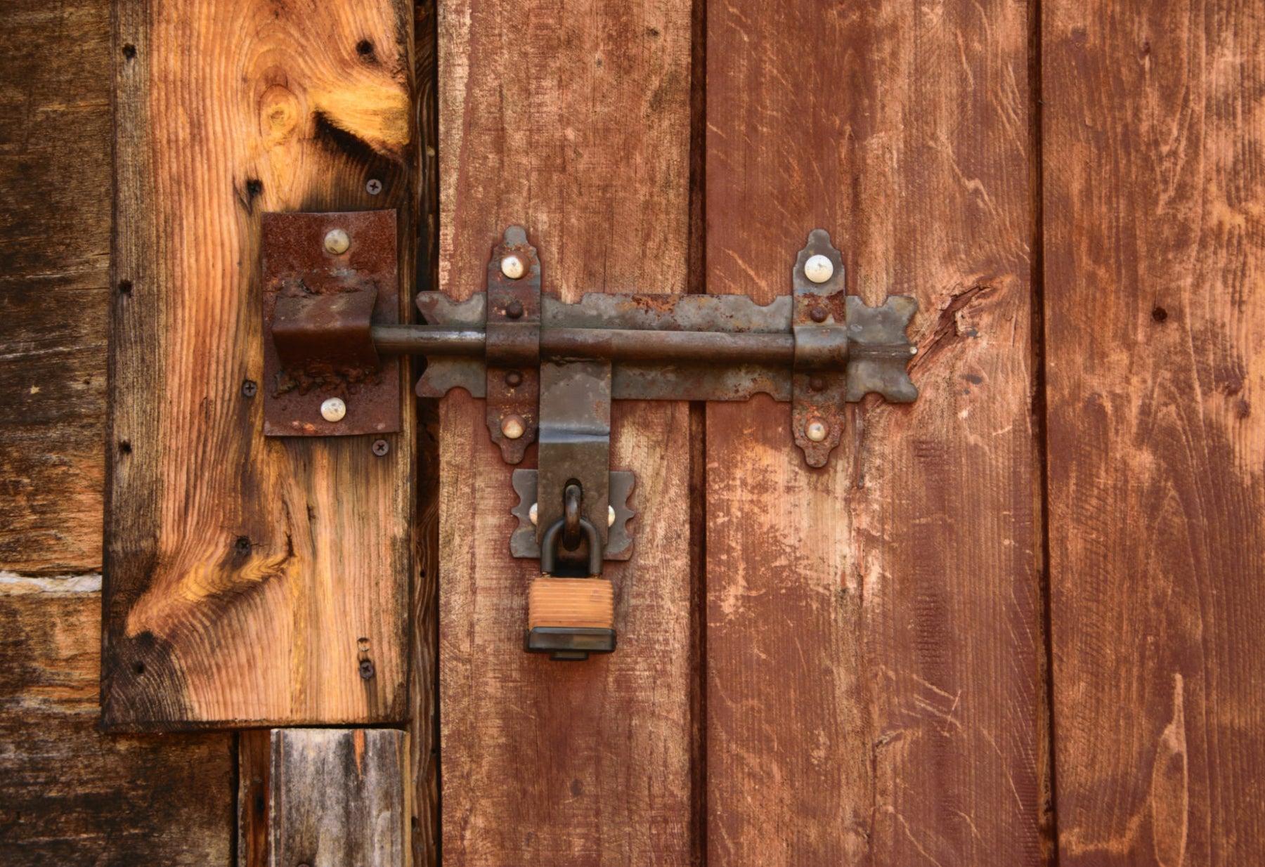how to secure a shed door