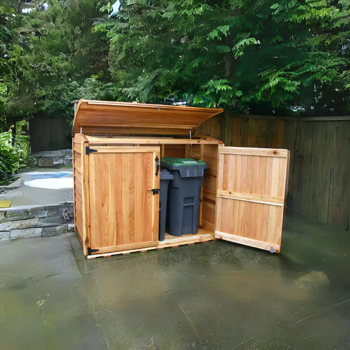 Outdoor Living Today - 6x3 Oscar Waste Management Shed - Side