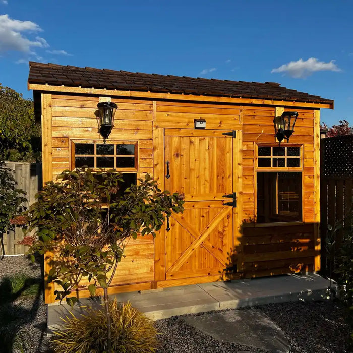 Cedarshed - Gable Style Beach House Shed - with Shingle Roof
