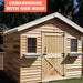 Cedarshed - Cedar House Storage Shed - with OSB Roof