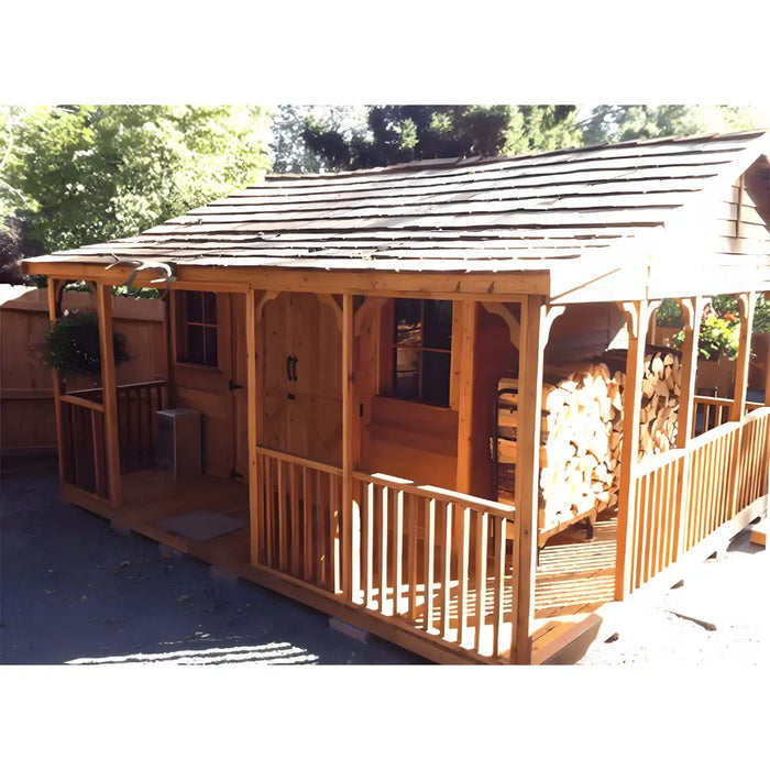 Cedarshed - Cookhouse BBQ Shed - with Firewoods