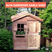 Cedarshed - Gardener Small Gable Shed Kit - Front View