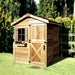 Cedarshed - Gardener Small Gable Shed Kit - Side