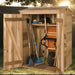Cedarshed - DIY 4x4 Green Pod Wooden Garbage Can & Recycling Bin Shed Kits - Front