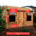 Cedarshed - Haida Cabin & Storage Shed - Parts Labeled