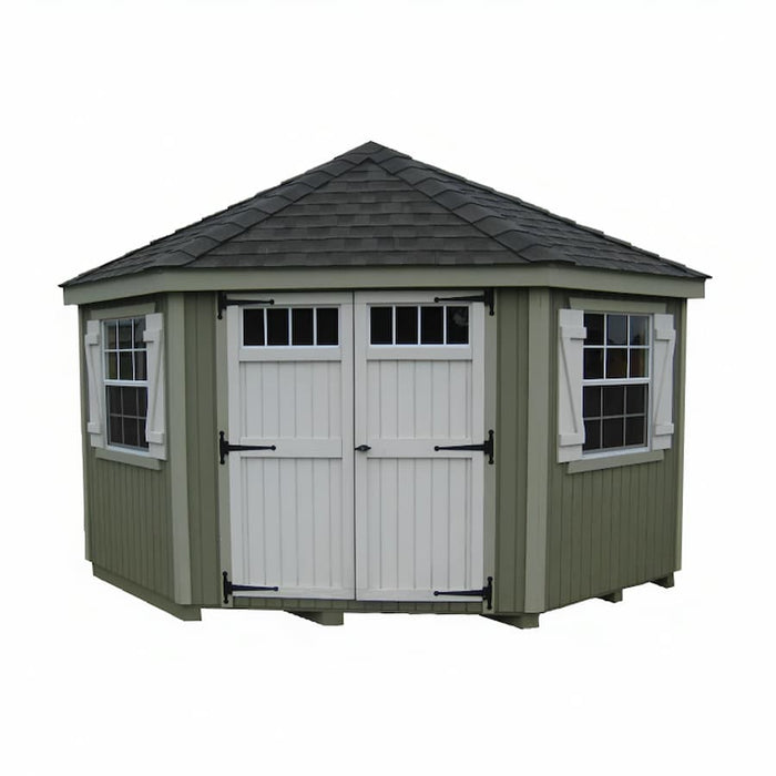 Little Cottage Company - Colonial Five Corner Shed - Isolated