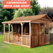 Cedarshed - Cookhouse BBQ Shed - with OSB Roof