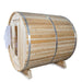 Dundalk - Canadian Timber Harmony Outdoor Barrel Sauna CTC22W - Isolated Side View