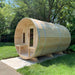 Dundalk - Canadian Timber Tranquility Outdoor Barrel Sauna CTC2345 - Fully Assembled