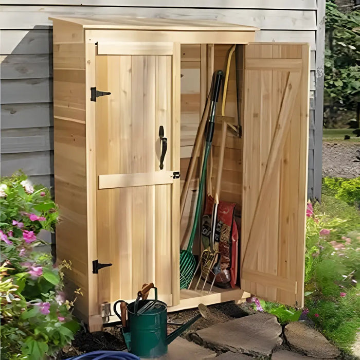 Cedarshed - Garden Hutch Storage Shed - with Tools