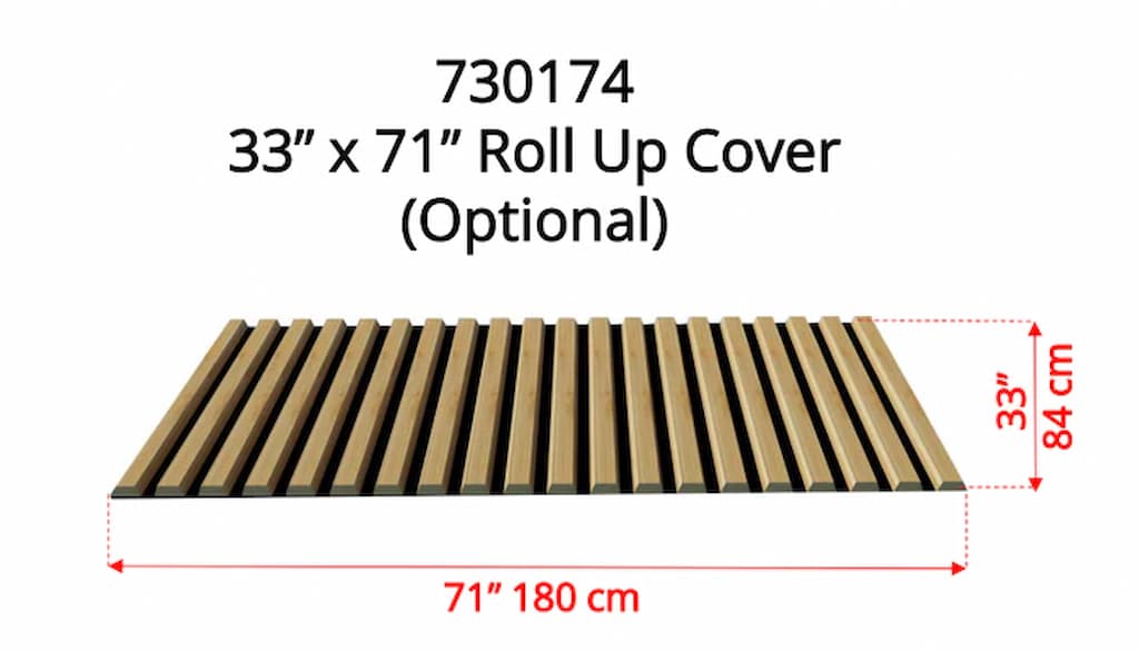 Dundalk - The Polar Plunge Tub - Roll up Dimensions