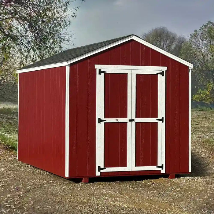 Little Cottage Company - 8x12 Value Gable Shed - Painted Red