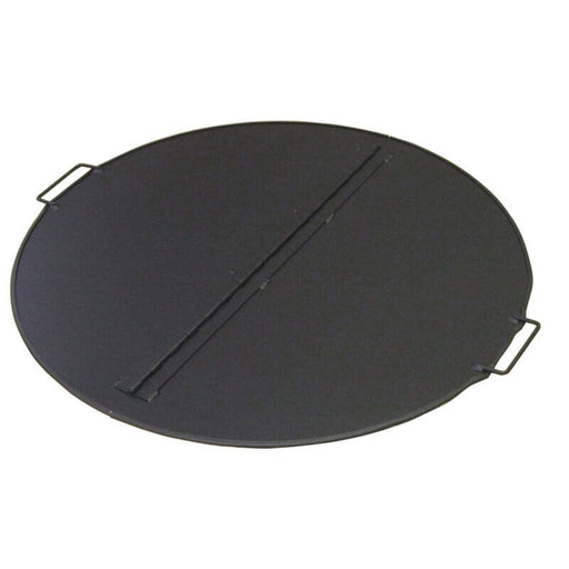 Master Flame Square and Round Folding Fire Pit Cover, Stainless Steel - Round