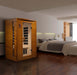 Golden Designs Dynamic Versailles 2-person Infrared Sauna with Low EMF in Canadian Hemlock - Indoor