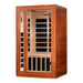 Golden Designs Dynamic Cordoba 2-person Infrared Sauna with Low EMF in Canadian Hemlock - Side View