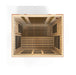 Golden Designs Dynamic Bellagio 3-person Infrared Sauna with Low EMF in Canadian Hemlock - Top View