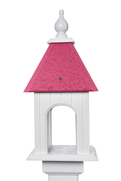 pink birdstead birdhouse camellia bird feeder