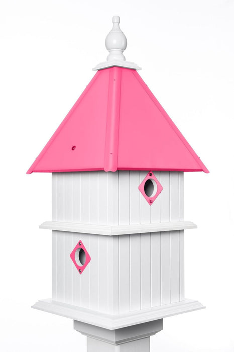 pink birdstead birdhouse holly bird house