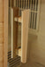 Golden Designs Maxxus 2-Person Infrared Sauna with Near Zero EMF in Canadian Red Cedar - Door Handle