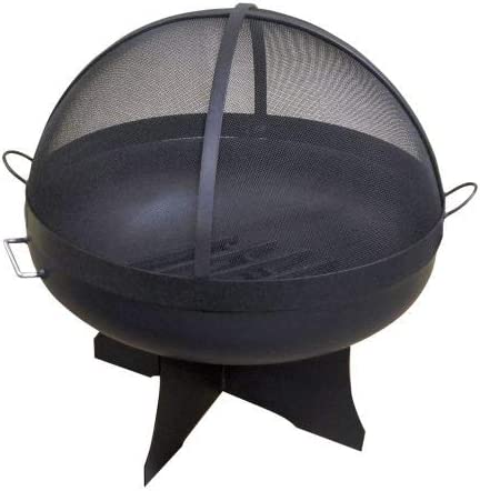 Round-Fire-Pit-Bowl-With-Standard-X-Base-and-Grate-Main