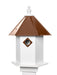 birdstead birdhouses hammered copper songbird bird house