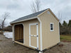little cottage company 10x16 run in animal shelter with tack room main