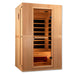 Golden Designs - Maxxus Serenity 2-Person FAR Infrared Sauna with Low EMF in Canadian Hemlock - Full View