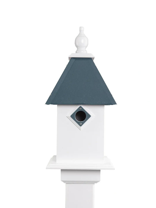 light blue birdstead birdhouse classic bluebird house