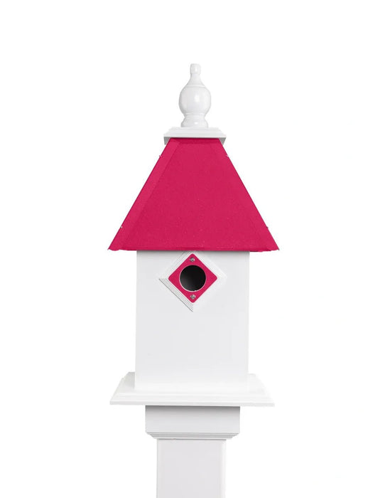 pink birdstead birdhouse classic bluebird house