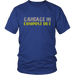 Garbage In Compost Out | Homestead Composting Mens T-Shirt - Royal Blue