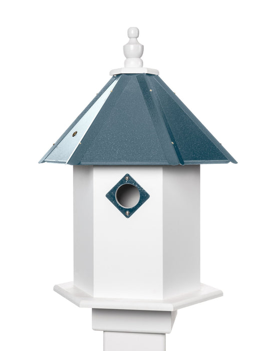 birdstead birdhouses light blue songbird bird house