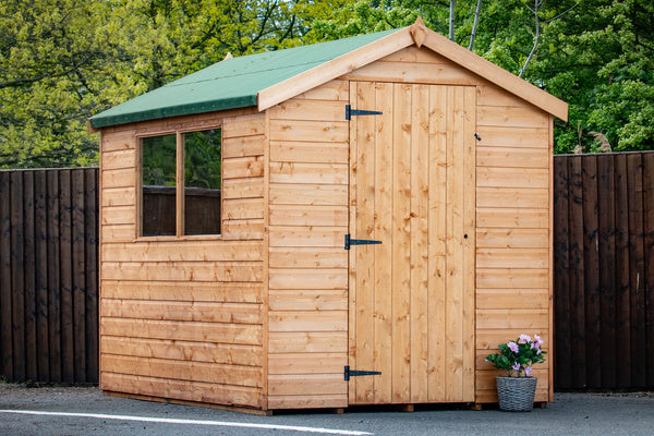 how much does a 8x10 wood shed weigh