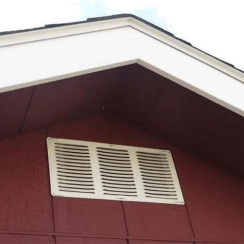how much roof overhang on shed 