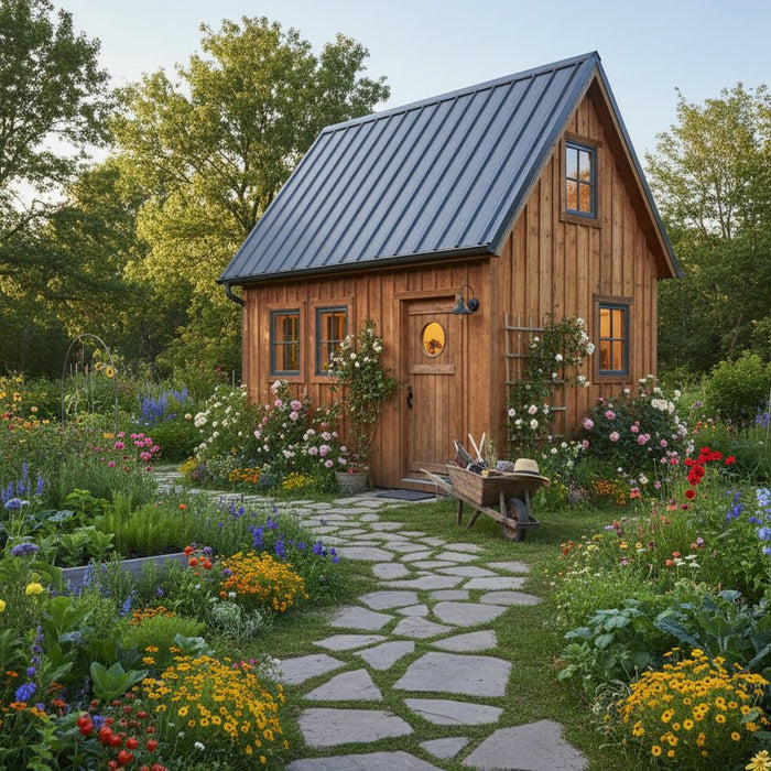 How to Turn a Simple Shed House Into a Cozy, Livable Home