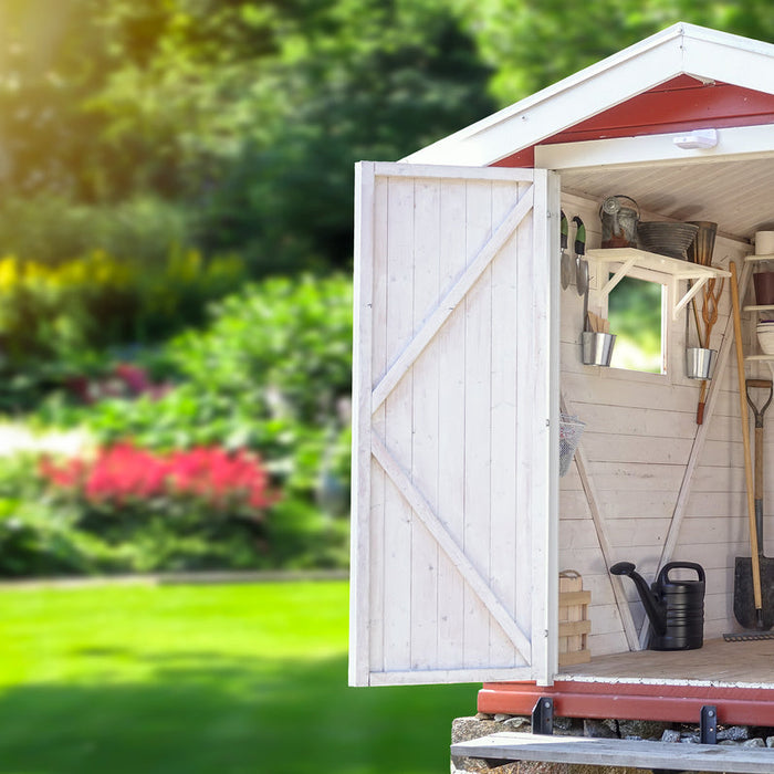 how many square feet is a 8x12 shed