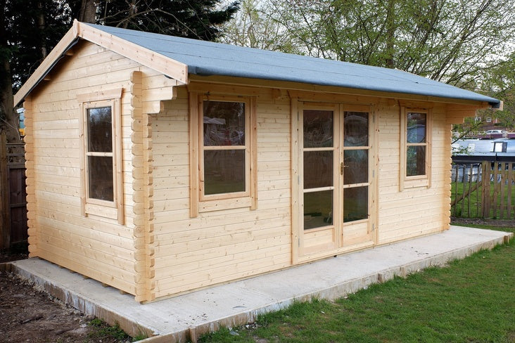 how to make a shed base