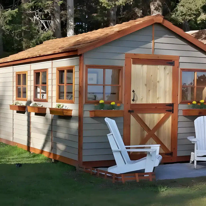 how many square feet is a 10x20 shed