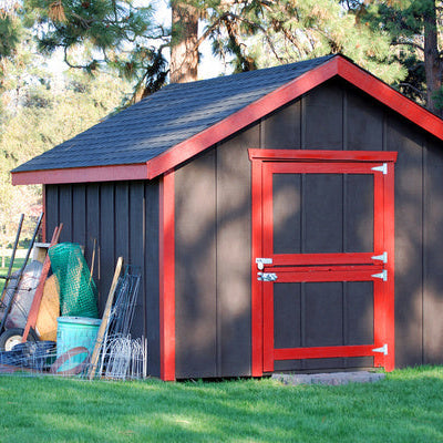 how many square feet is a 12x24 shed