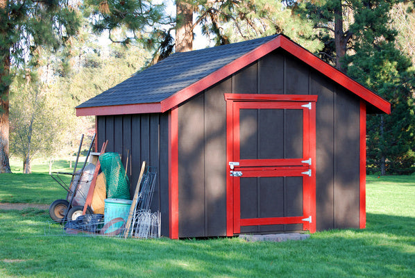 how many square feet is a 12x24 shed