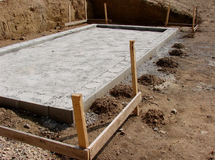 how deep should shed footings be