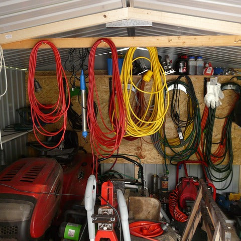 how to organize my shed