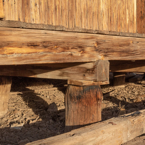 how to put a foundation under an existing shed