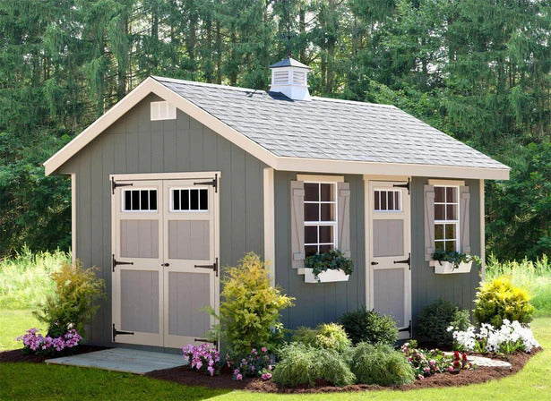 how to make a shed look nice