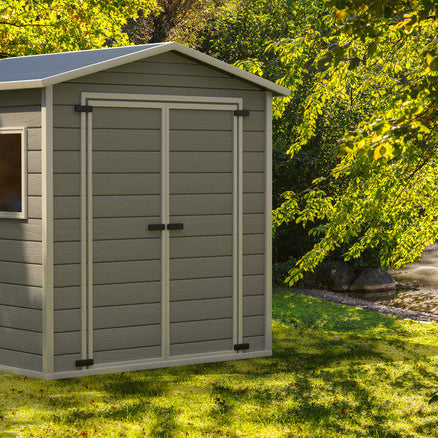 can you put a shed on grass