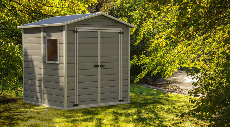 can you put a shed on grass