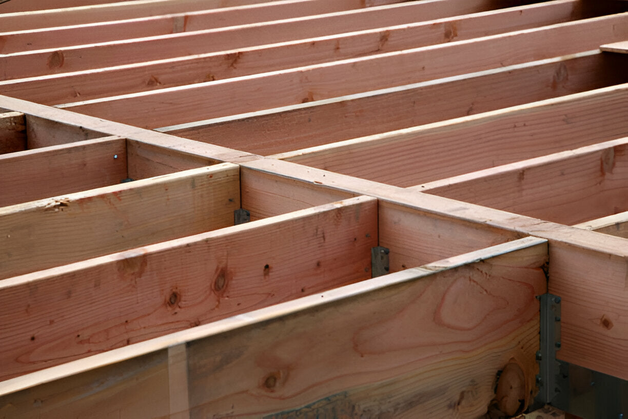 how to frame a floor for a shed