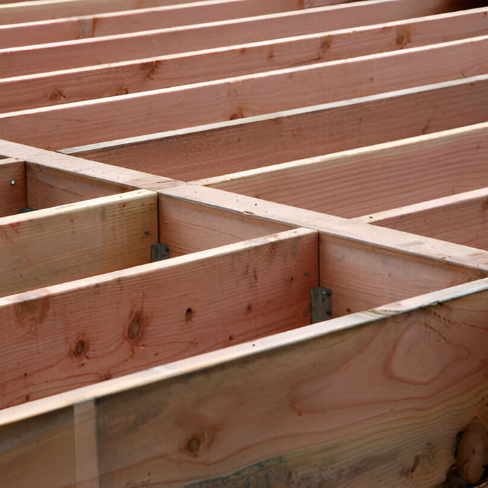 how to frame a floor for a shed