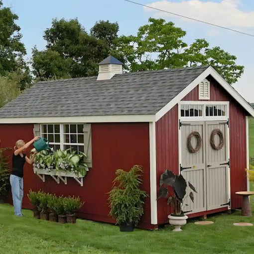 how to raise a shed off ground